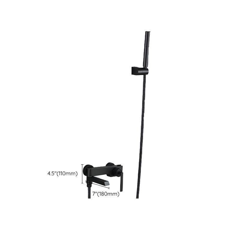 Copper Tub Spout Trim Wall Mounted Swivel Tub Spout Trim with Single Handle