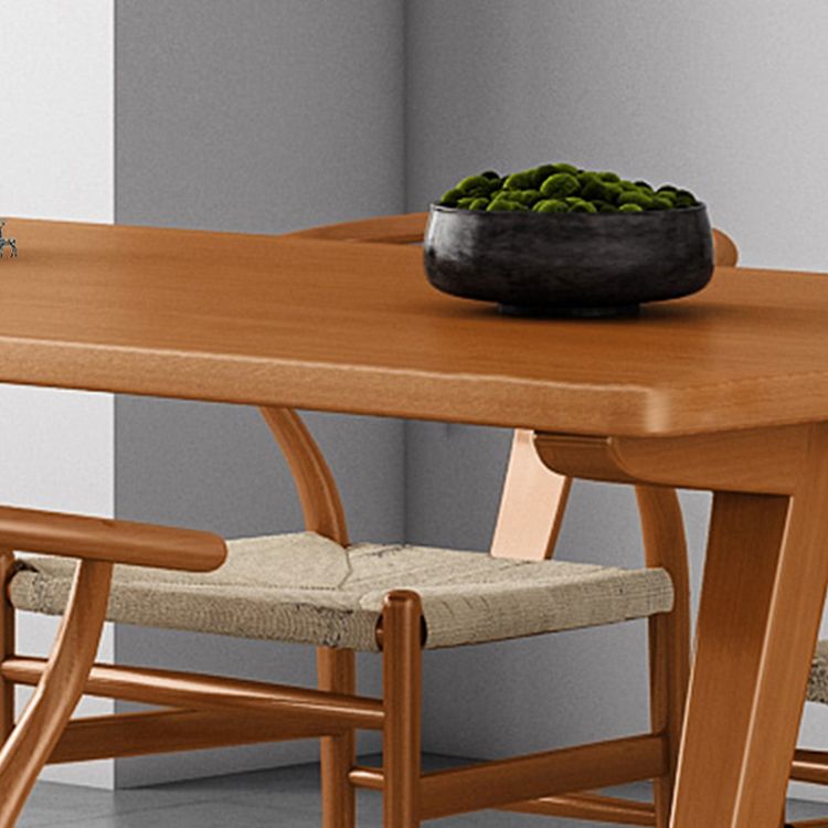 1/2/5/6 Pcs Pine Wood Modern Dining Room Set with Rectangle Table Dinette Set