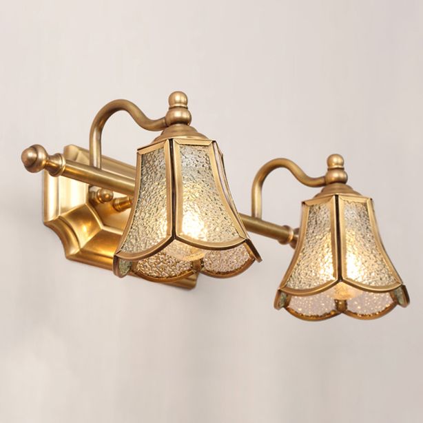 Multi-luz Sombra Sombra Sombra Splique Modern Simple Simple Lighting en latón en latón