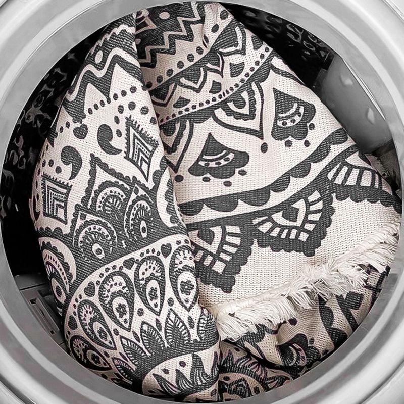 Rapis Bohemian Bohemian Bohemian Elegy Polyester Modèle tapis intérieur Fringe pour le salon