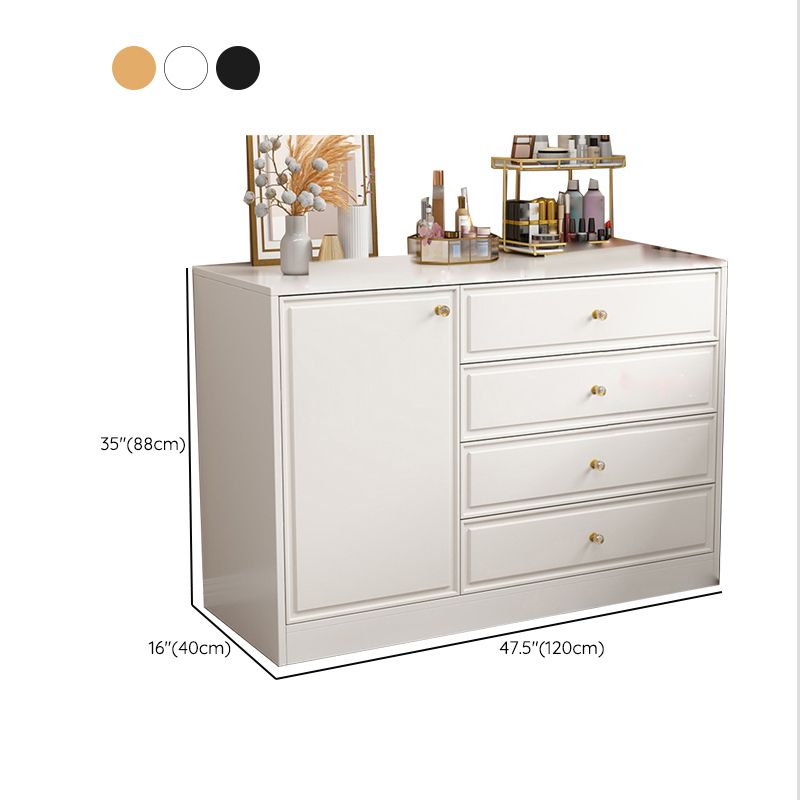 Classic Glam Storage Chest Dresser Wooden Dresser with Drawers
