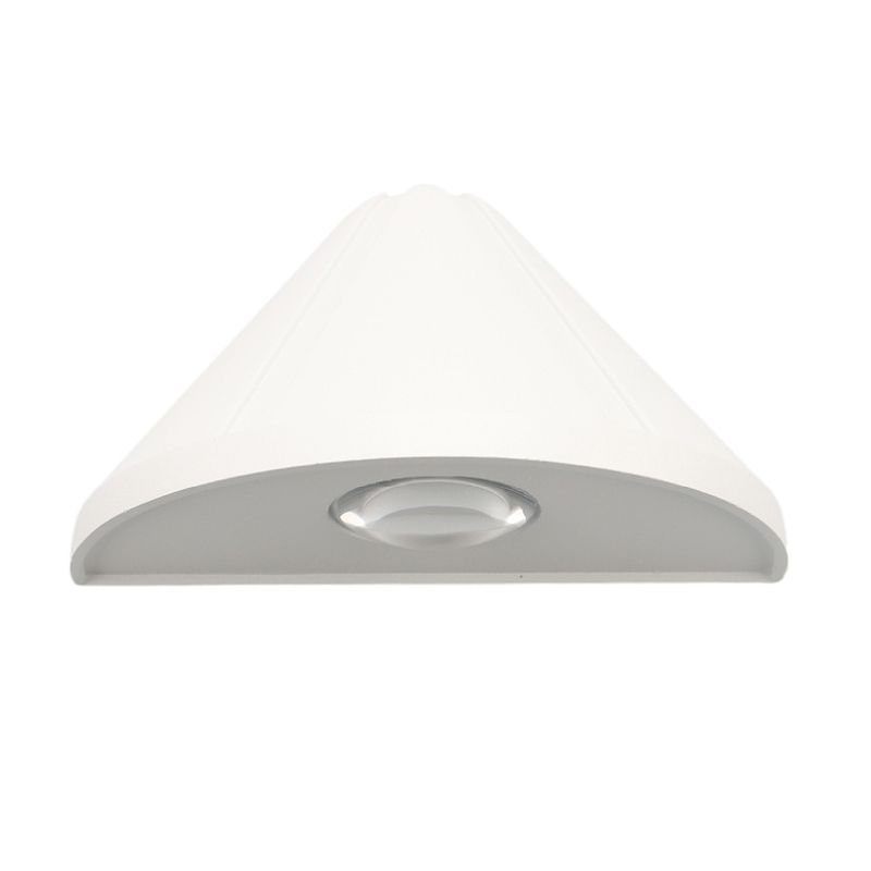 Single Modernism White/Black Wall Mounted Sconce Statement LED Wall Light