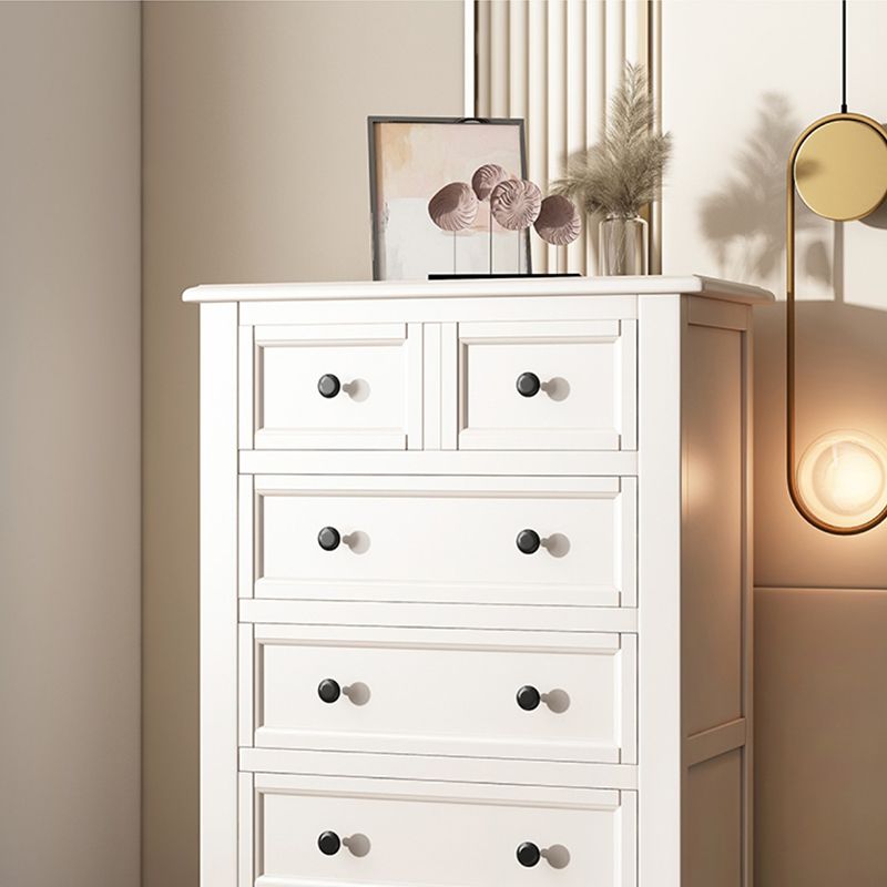 Knobs Standard Accent Chest Cherry Storage Cabinet with 5/6/7 Drawers