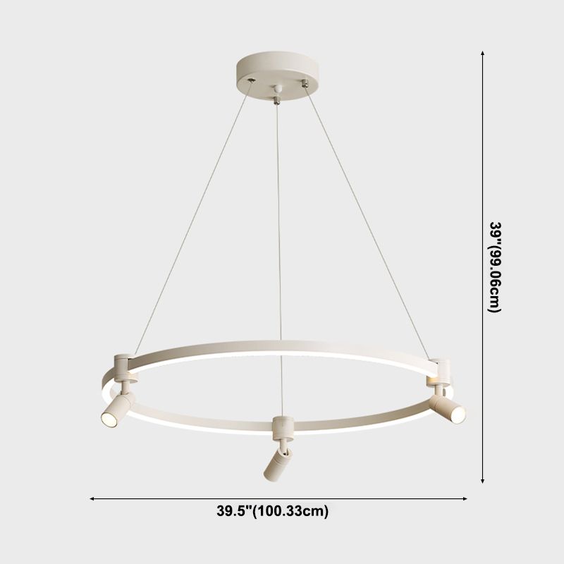 Candeliers contemporáneos accesorios de iluminación colgante orbicular araña de metal orbe para sala de estar