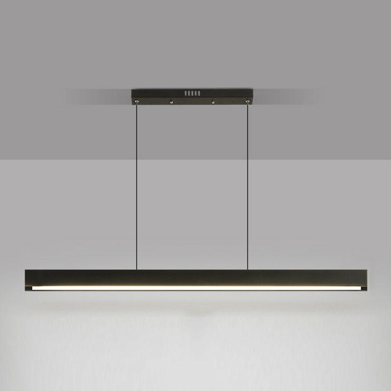 Modern Led Island Licht armatuur rechthoekige vorm hanglampje voor huis eetkamer