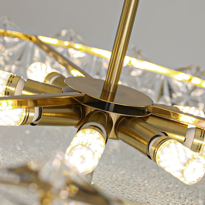 Plafon de forme ronde Mount de chasse moderne en fer moderne avec abat-jour en verre pour étudier