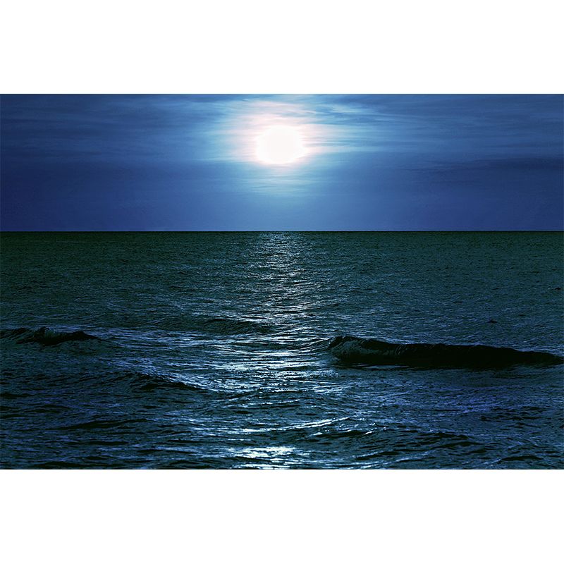 Customized Beautiful Sea Mural Eco-friendly for Living Room Decoration