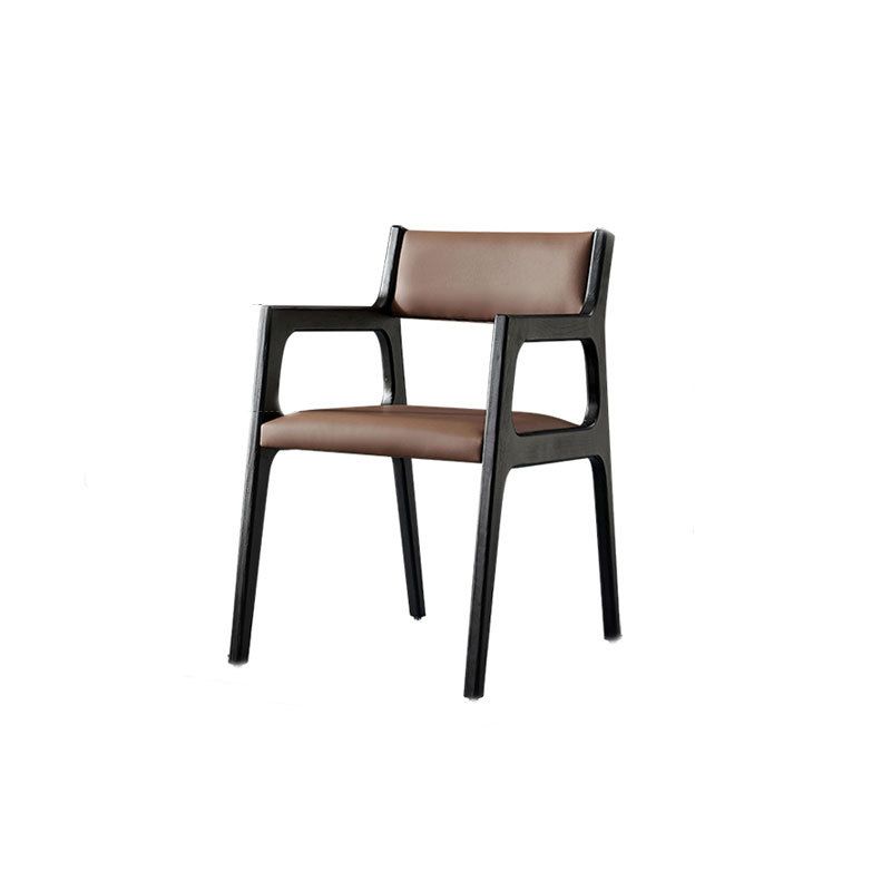 Modern Style Dining Chair Solid Wood Indoor Dining Chair with Wooden Frame