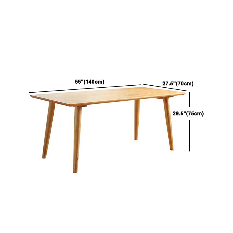 Traditional Rectangle Wood Table Set 1/2/5 Pieces Dining Set for Home