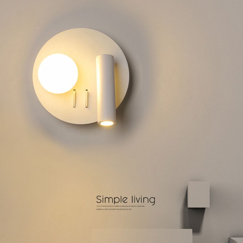Modern Simplicity Style Bedside Reading Lamp Spotlight Design LED Wall Sconce for Bedroom