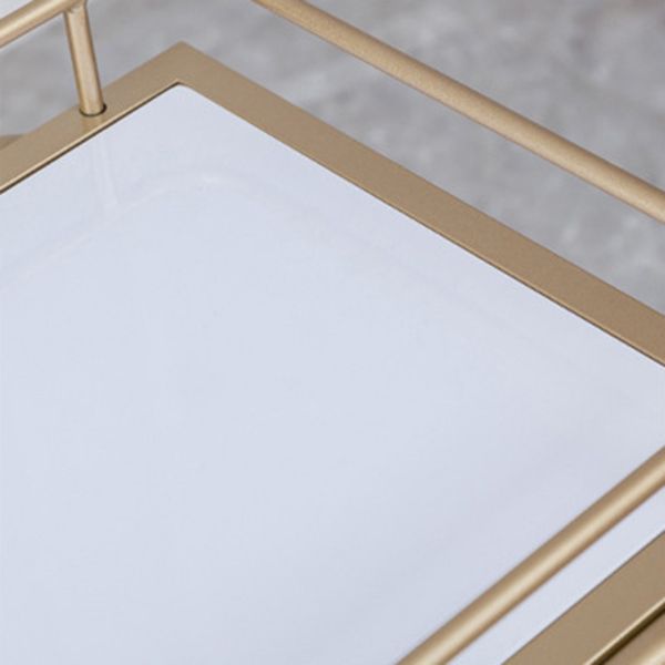 Rolling Modern Prep Table Stone 33.86" High Prep Table for Restaurant