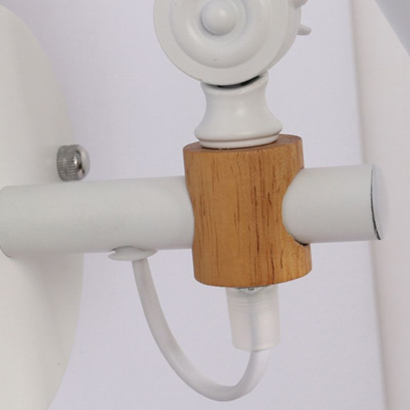 Industrial Style Wall Lamp Empire Shade Metal 1 Light Sconces for Bedroom