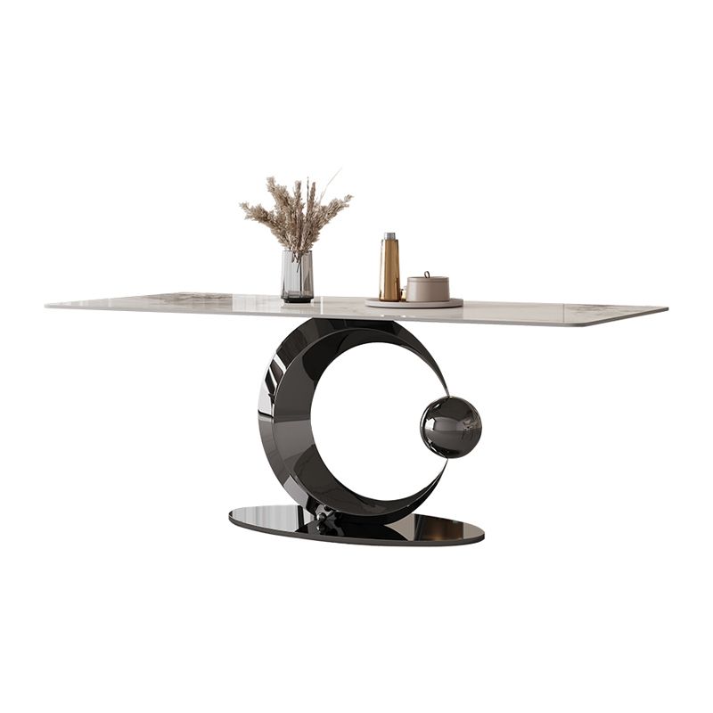 1/4/5/7 Pieces Dining Chairs Set White Rectangular Dining Room Table for Home