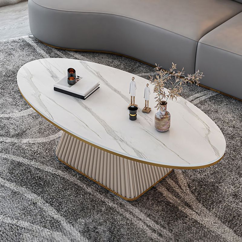 15.74" Tall Pedestal 1 Single Coffee Table Round Cocktail Table