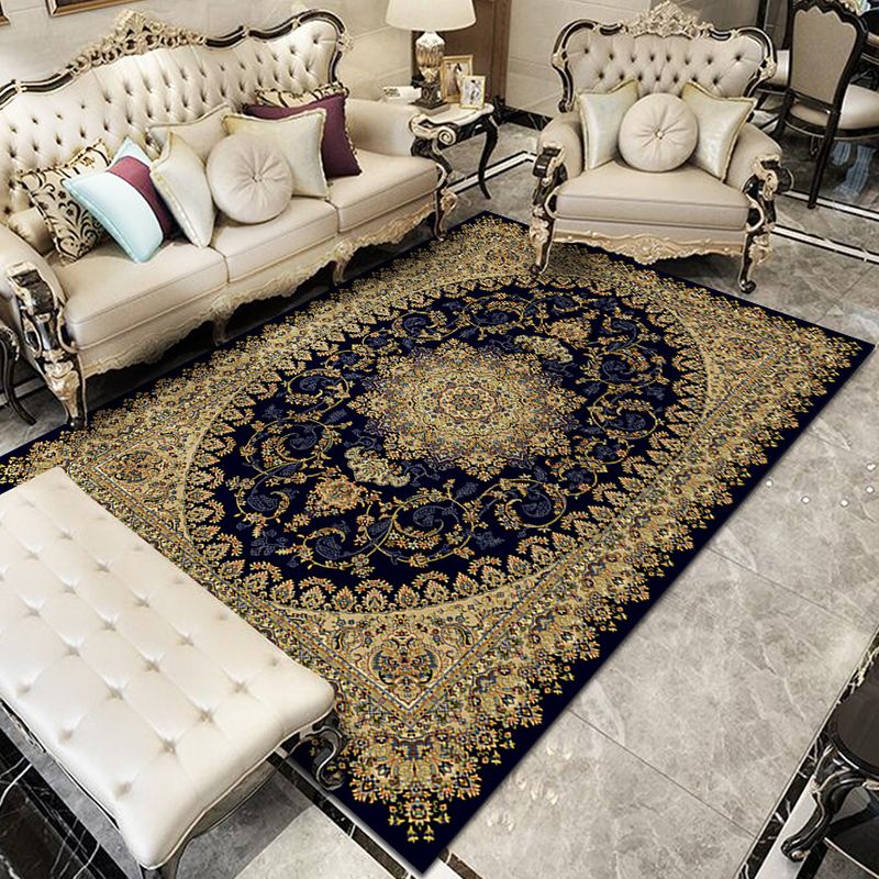 Fancy Victoria Rug Alfombra floral multicolor antideslizante lavable alfombra apta para mascotas para sala de estar