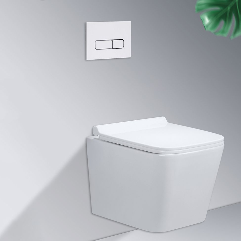 Contemporary Flush Toilet One Piece Wall Mount Porcelain Urine Toilet