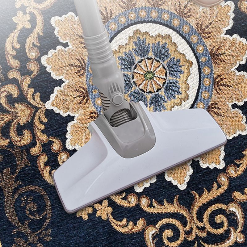 Marine Wohnzimmer Teppich Europäischer Stil Polyester Fläche Teppich Anti-Rutsch-Backing Teppich