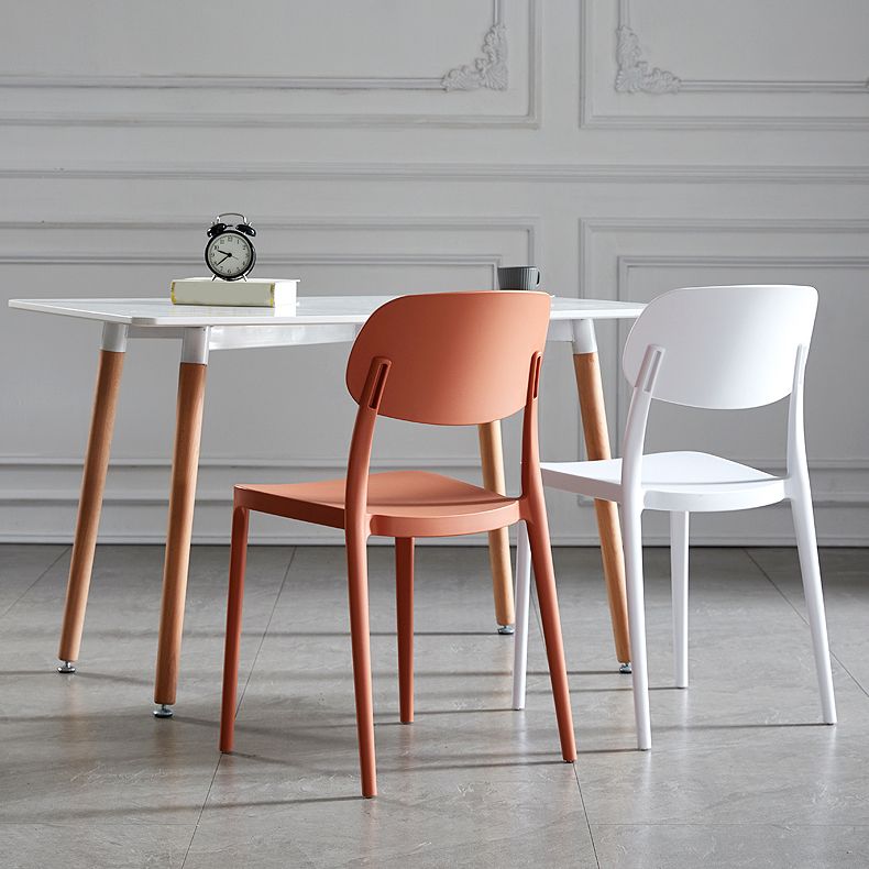 Contemporary Dining and Accent Chairs Indoor-Outdoor Open Back Dining Chair