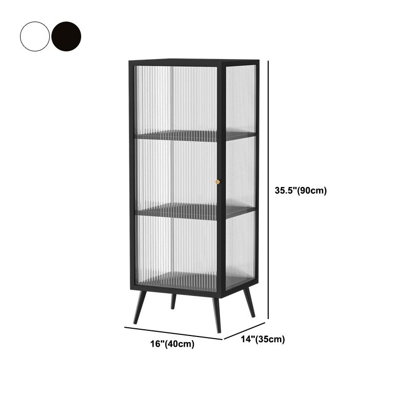 Modern Display Cabinet Glass Door Storage Cabinet for Dining Room