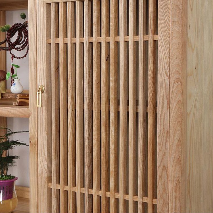 Libreria naturale in legno solido libreria in stile scandinavo per ufficio a casa