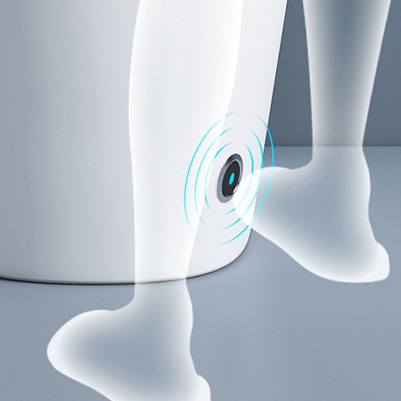 Contemporary One Piece Toilet Floor Mounted Toilet Bowl with Slow Close Seat for Washroom