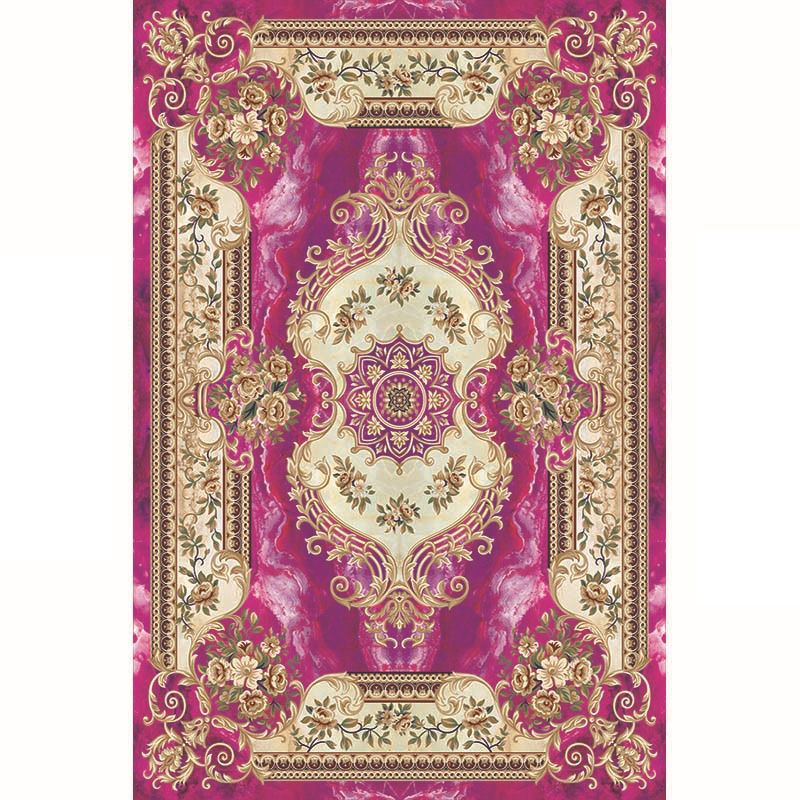 Synthétique multicolore Synthétique Synthétique Géométrique Tapis Not Slip Backing Facile Care Rapis pour salon