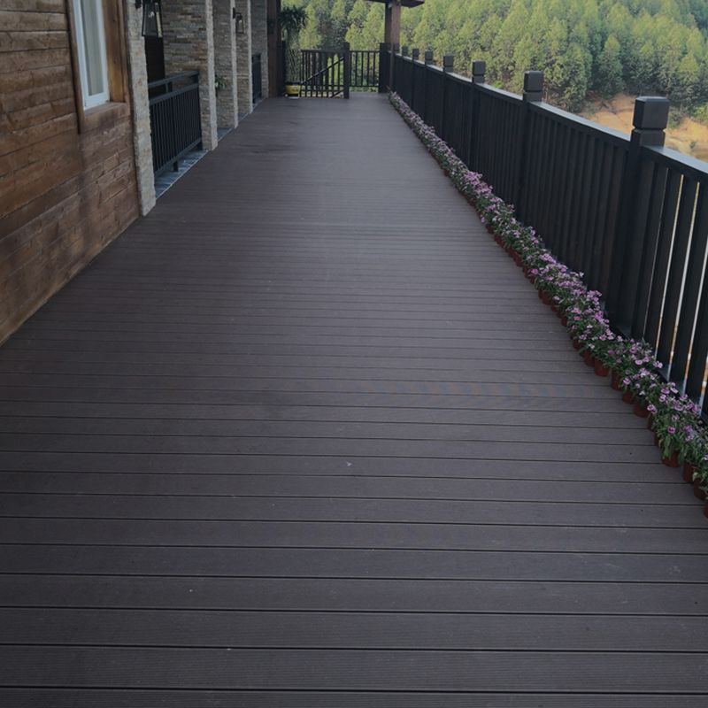 Embossed Square Patio Flooring Tiles Composite Nailed Flooring Tiles Garden