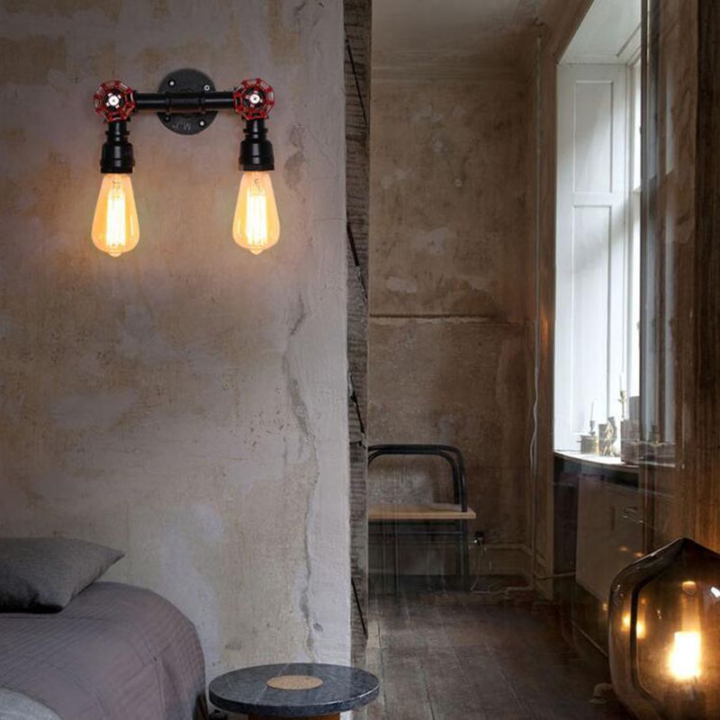 Illuminazione con pale sconce a 2 co-teaggio Luce montata a parete metallica industriale per il ristorante