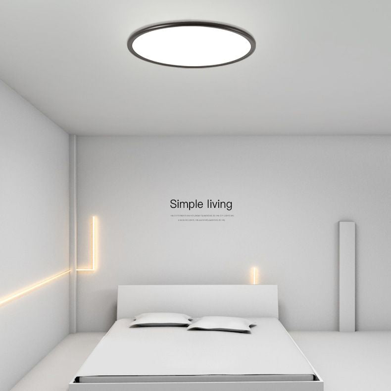 Modern Style Acrylic Flush Ceiling Light Fixtures Circle 1-Light Flush Light