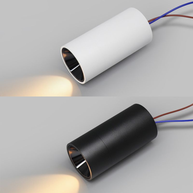 Minimalisme Aluminium LED-inbouwlamp Cilinderplafond Inbouwmontage