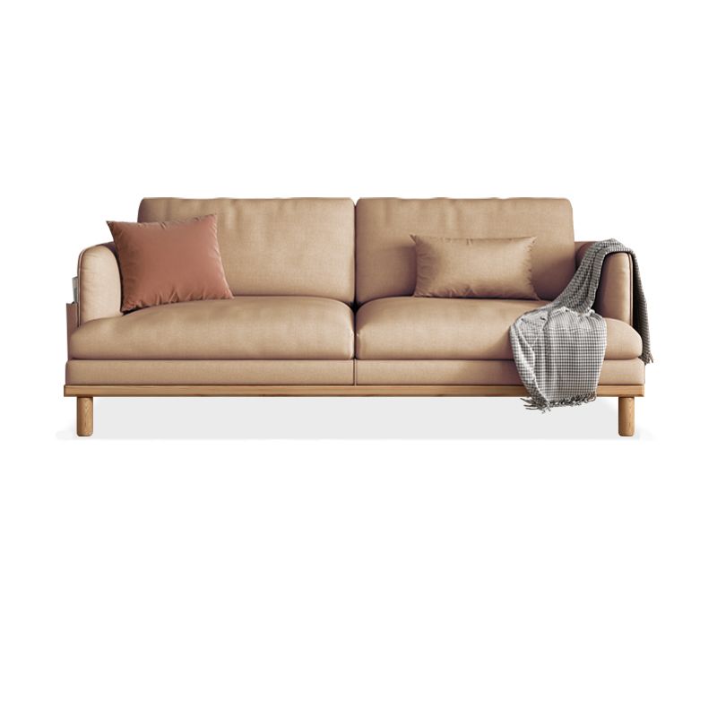 Velvet Sofa 35 "W Recessed Arm Sofa with Storage for Living Room