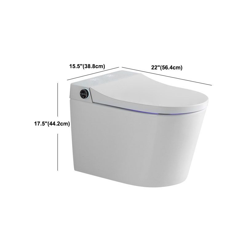 Wall Mount Toilet All-In-One Foot Induction Toilet with Concealed Tank