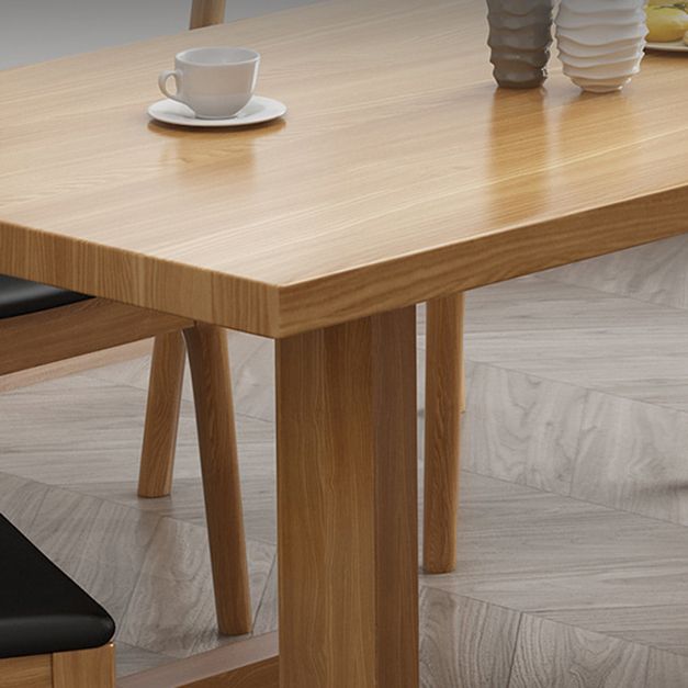 Contemporary 1/2/7 Pieces Dining Set with Solid Wood Table Dining Furniture