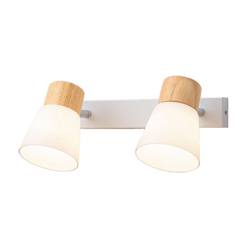 Tapered Wall Mount Light Fixture Modern Sconce Lamp for Washroom