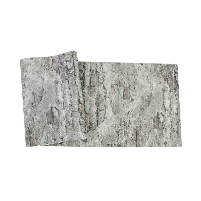 Cyberpunk Aged Brick-Wall Wallpaper Dark-Color Living Room Wall Decor, 33' x 20.5"