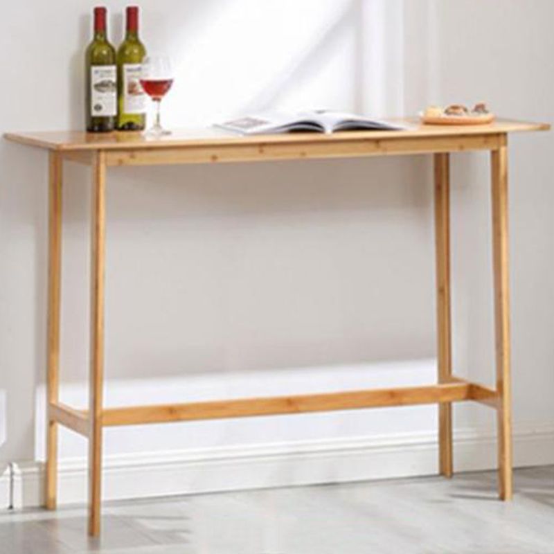Contemporary Bar Height Table Trestle Counter Height Dining Table