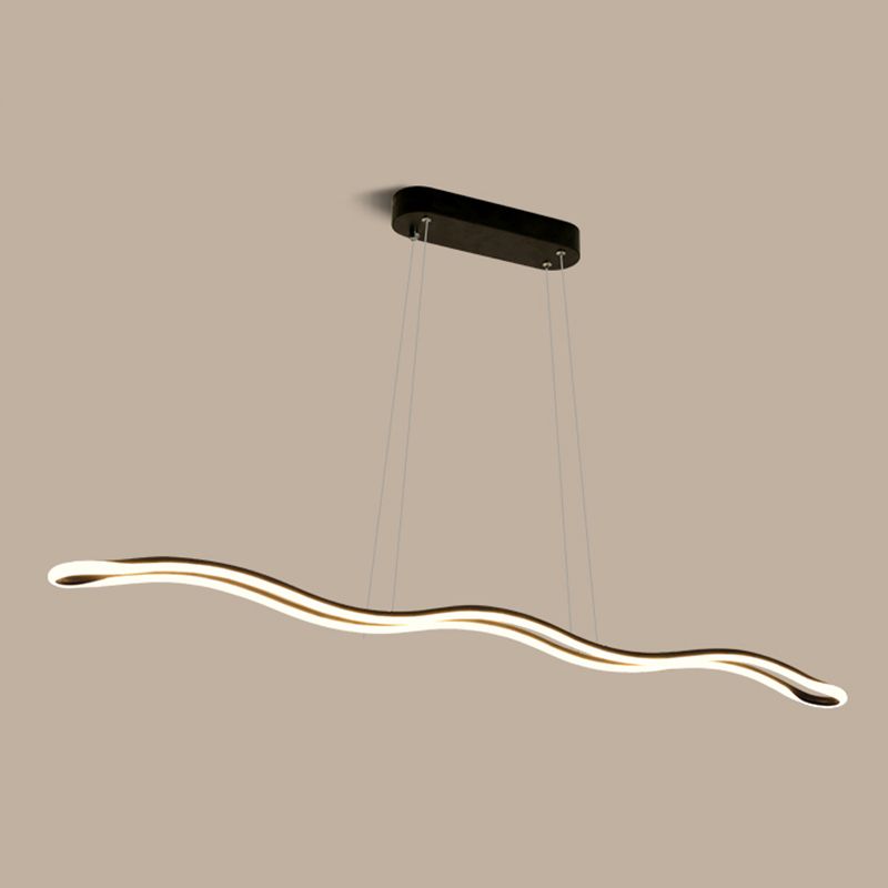 Nordische moderne LED hängende licht schmiedeeiserne Anhängerleuchte für Esszimmer