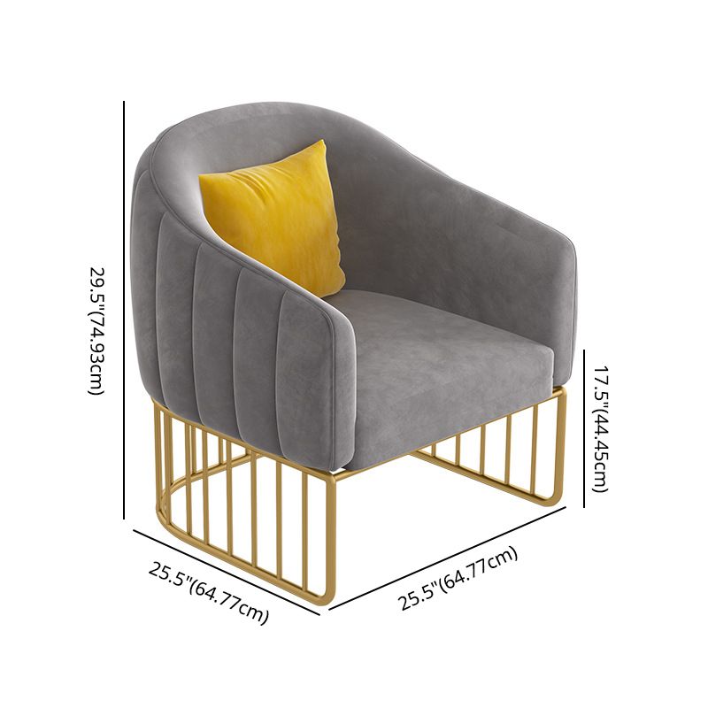 3 Pcs Metal Nordic Dining Room Set with Round Table and Metal Base Dining Set with Slipper Chairs