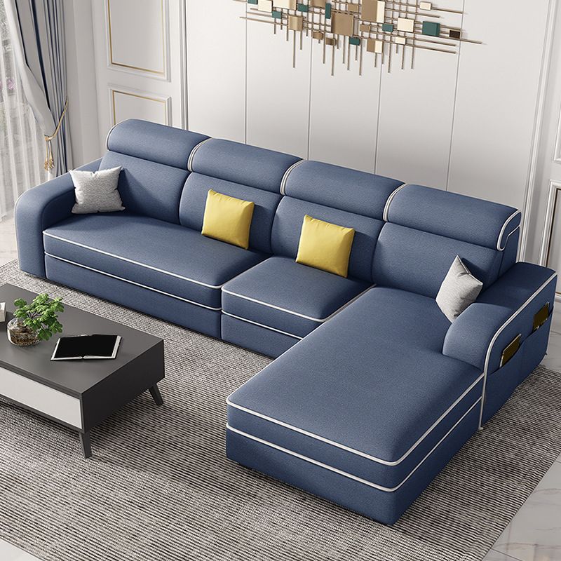 126" Square Arm Sectionals,Living Room Sectional sofa,L-Shape