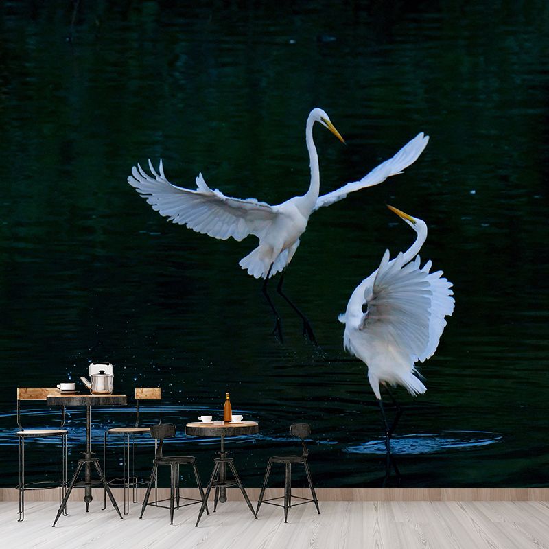 Mildew Resistant Modern Horizontal Mural Photography Wall Covering for Living Room