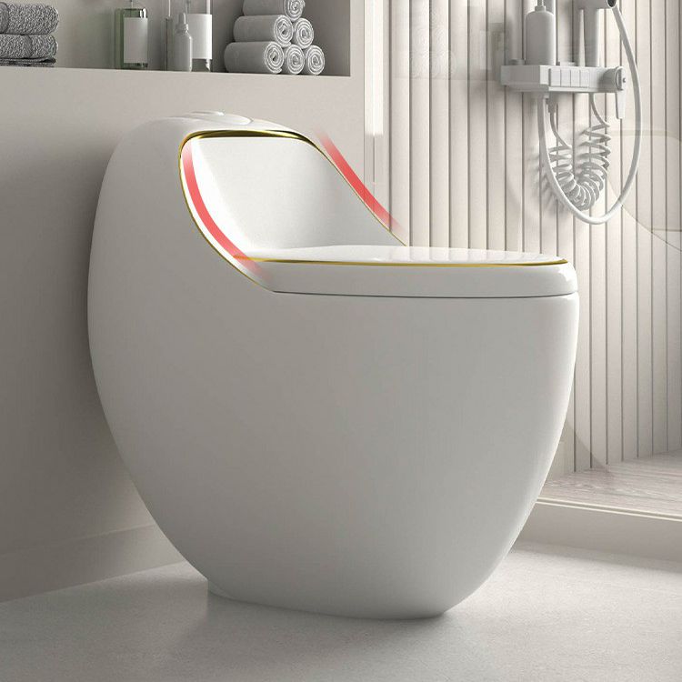 Contemporary 1 Piece Flush Toilet Floor Mounted Urine Toilet for Bathroom