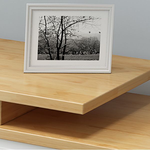 23.62 inch Wide Scandinavian Style Coffee Cocktail Table Solid Wood Coffee Table