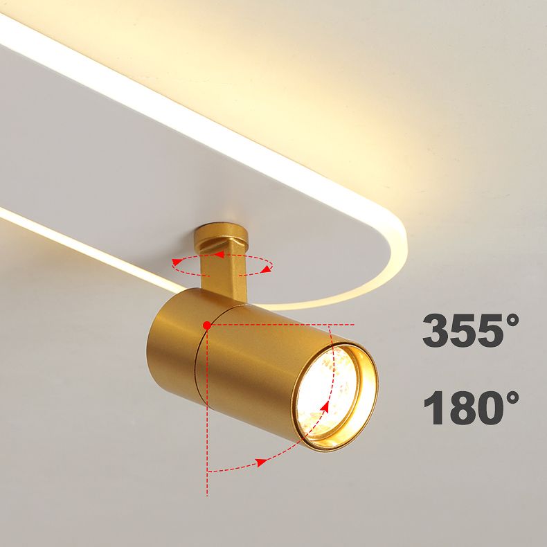 Ultra-dunne Lineaire Flush Mount Metal LED New Modern Flush Ceiling Light voor de Hallway