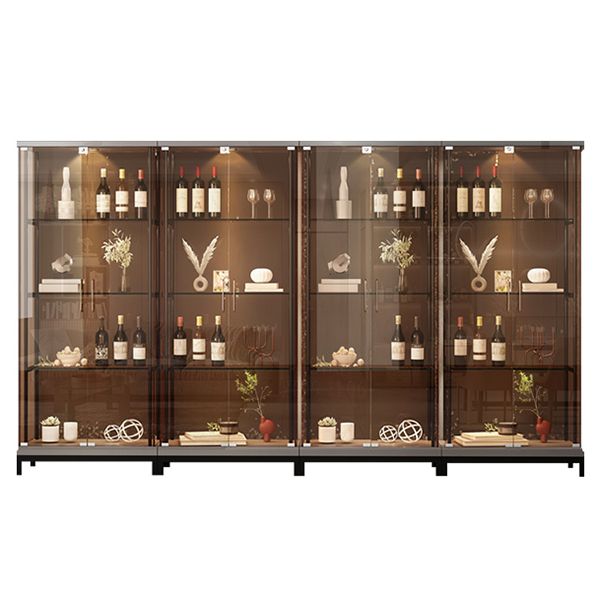 Luxury Floor Wine Bottle Rack Metal Bottle Holder for Living Room