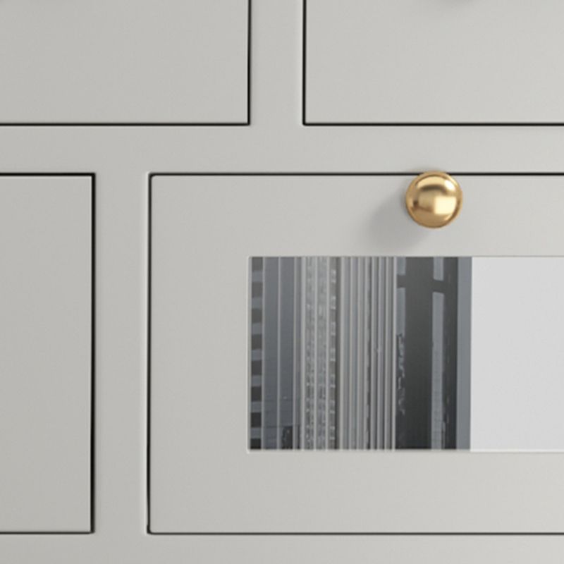 Wooden Storage Chest Dresser Contemporary Glam Dresser with Drawers