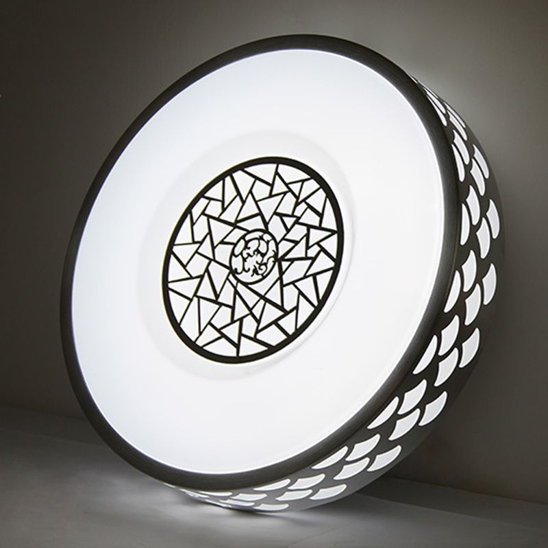 Round Flush Mount Light Acrylic Modern Simplicity Flush Mount Spotlight for Living Room