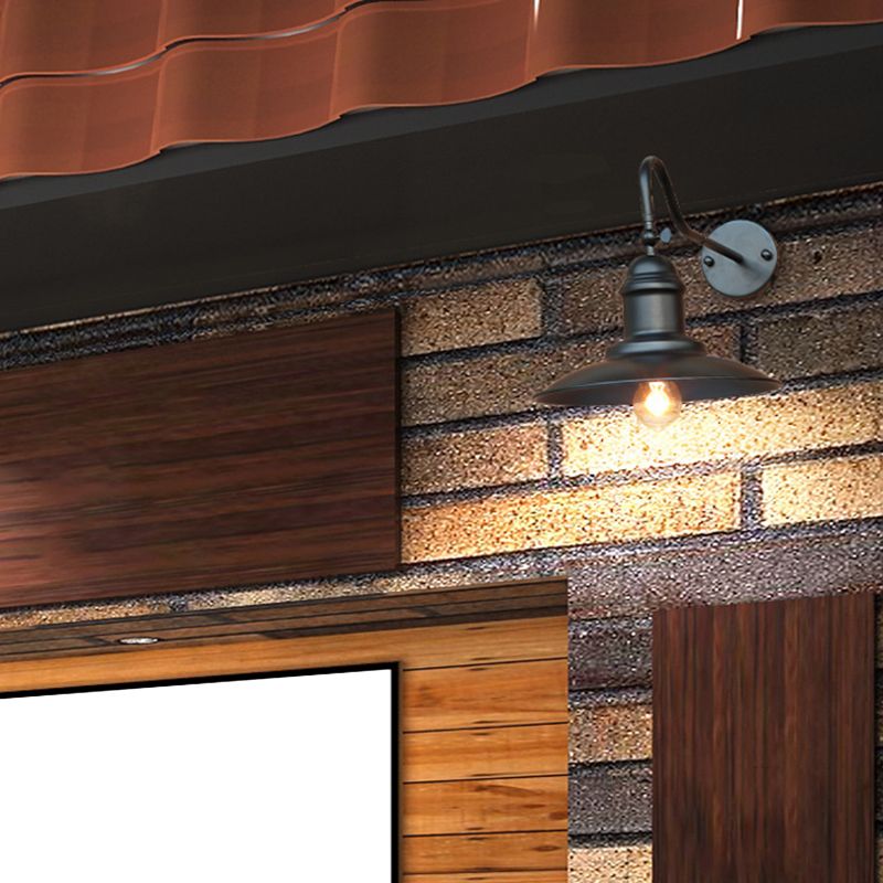 Industrial Cone Wall Light Fixture Metal 1 Light Wall Sconce