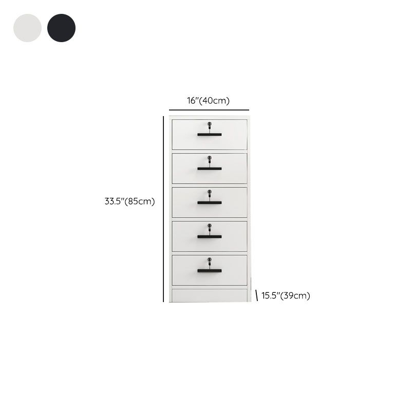 Modern Metal File Cabinet Vertical Filing Cabinet for Home Office