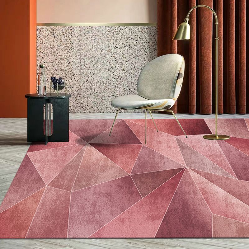 Paars abstract tapijten polyester modern tapijt niet-slip achterste tapijt voor woningdecoratie