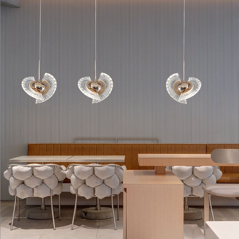 Ring Wohnzimmer hängende hängende Lichtkristall -LED Moderne hängende Beleuchtung in Gold